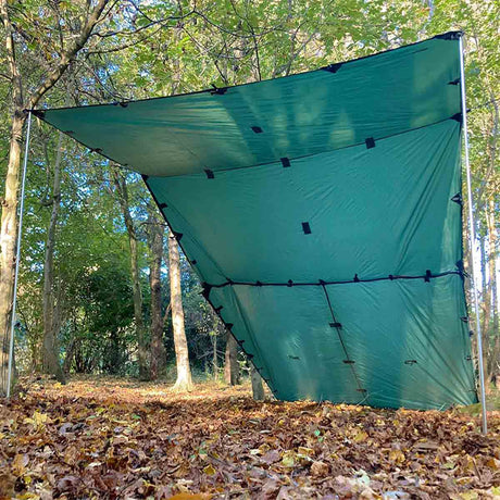 windsheild configuration ddhammocks 3x3 pro olive tarp