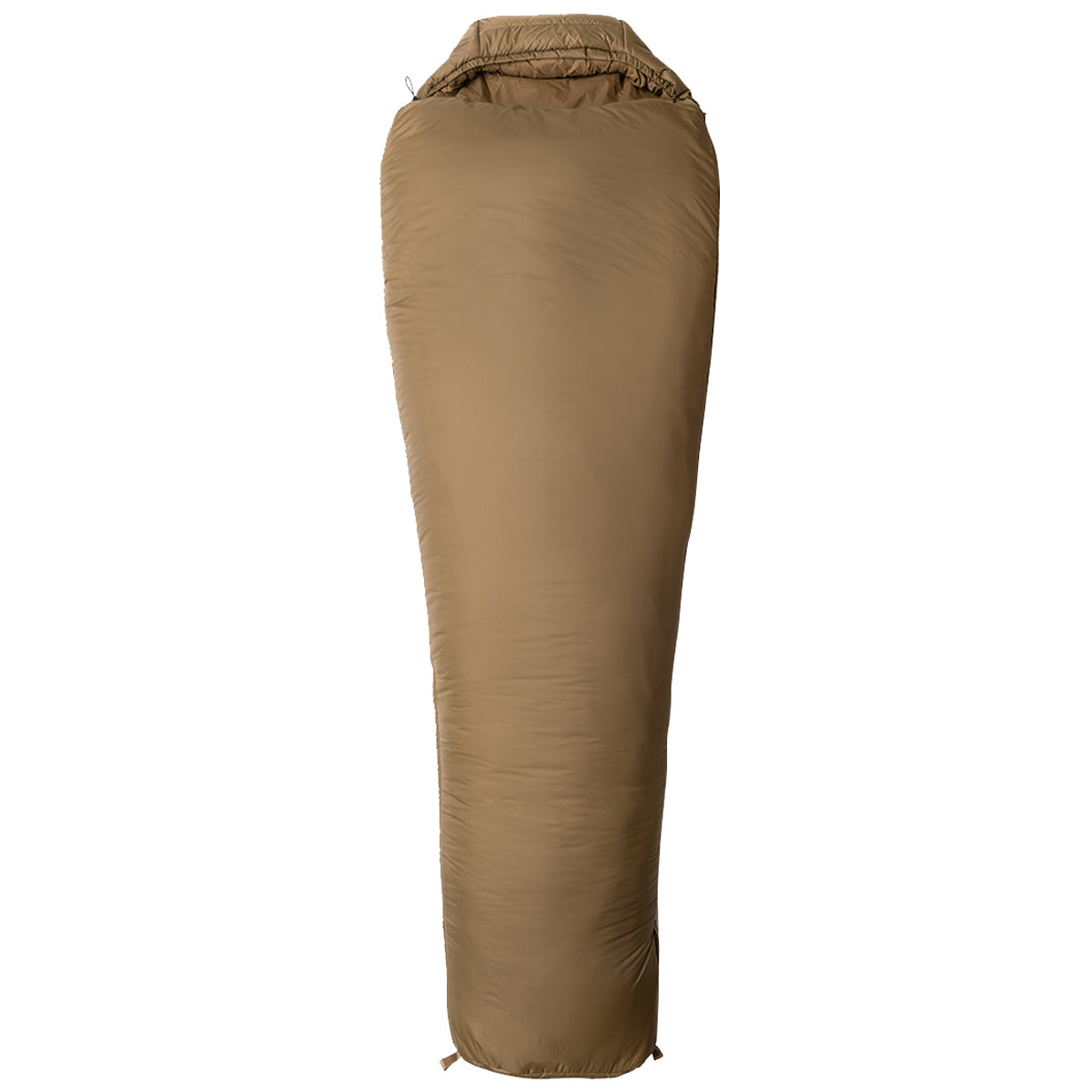 zipped up snugpak softie 12 sleeping bag coyote tan