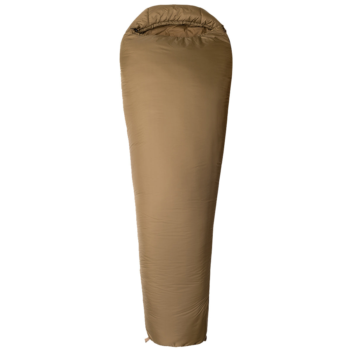 zipped up snugpak softie 6 sleeping bag coyote tan