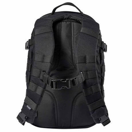 Rear of 5.11 Rush 12 2.0 Backpack Black