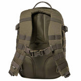 Rear of 5.11 Rush 12 2.0 Backpack Green