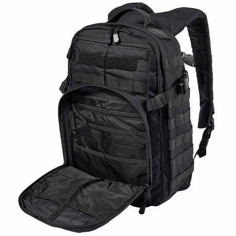 Black 5.11 Rush 12 2.0 Backpack Front Compartment