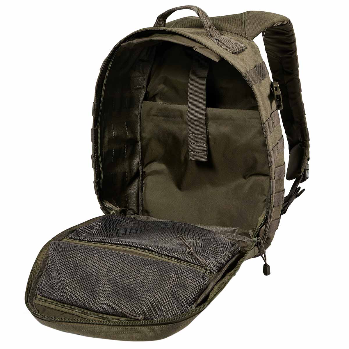 Green 5.11 Rush 12 2.0 Backpack Main Compartment