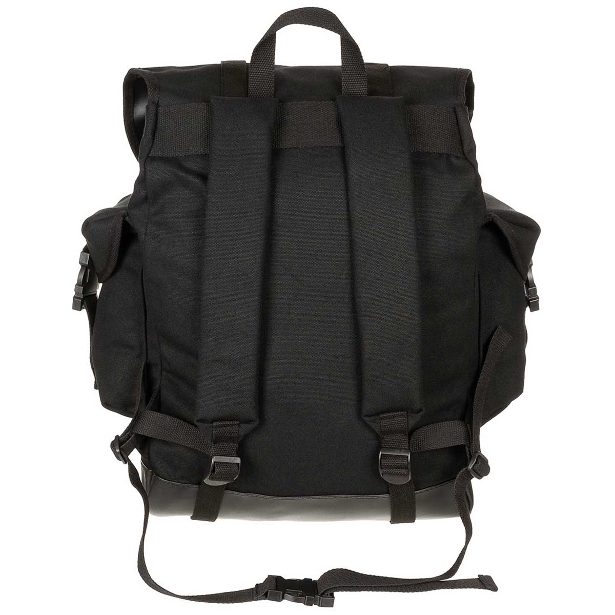 Rear of MFH BW German Mountain Backpack Black