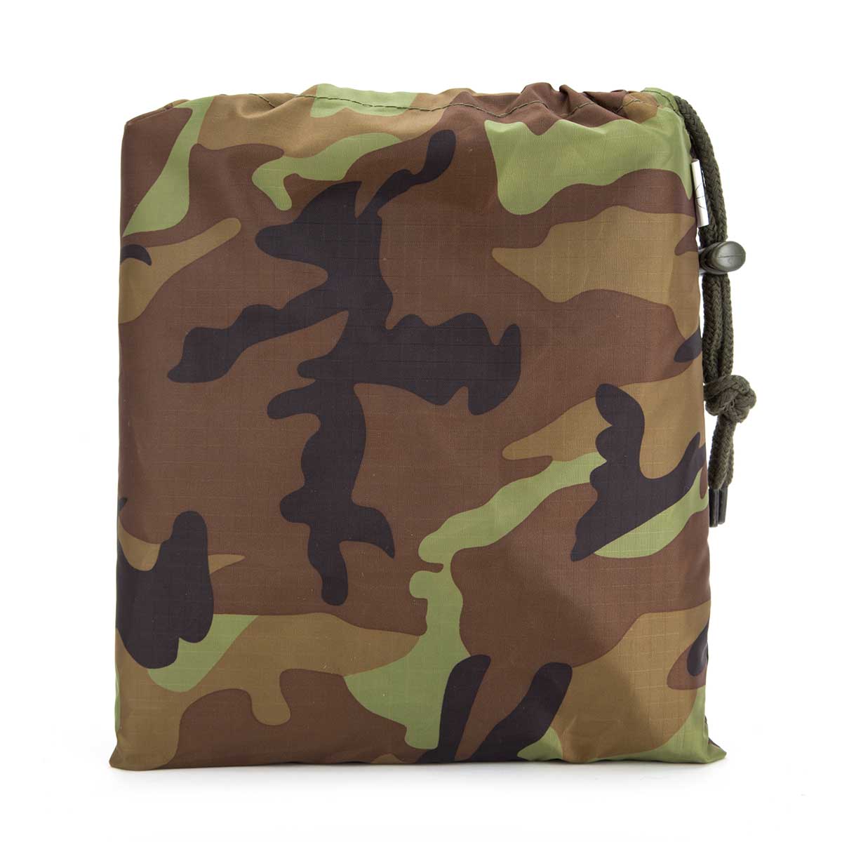 MFH Waterproof Ripstop Poncho Czech Woodland Pouch