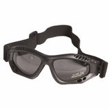 Mil-Tec Commando Goggles Air Pro Smoke Lens Black Frame Front