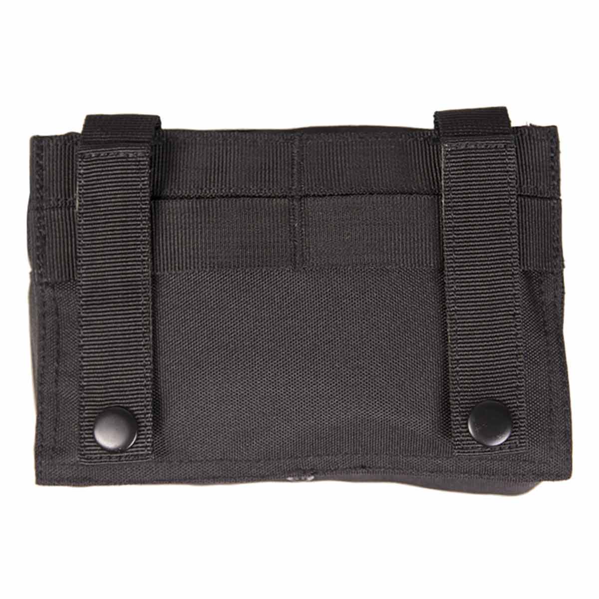 Mil-Tec Laser Cut Belt Pouch Black Rear