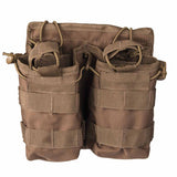 Mil-Tec Open Top Double Ammo Pouch Dark Coyote Front