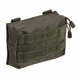 Mil-Tec Small Zipped MOLLE Belt Pouch Olive Green Front