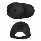 Mil-Tec Tactical Baseball Cap Black Top and Rear