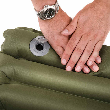 Snugpak Air Mat pumped by hand