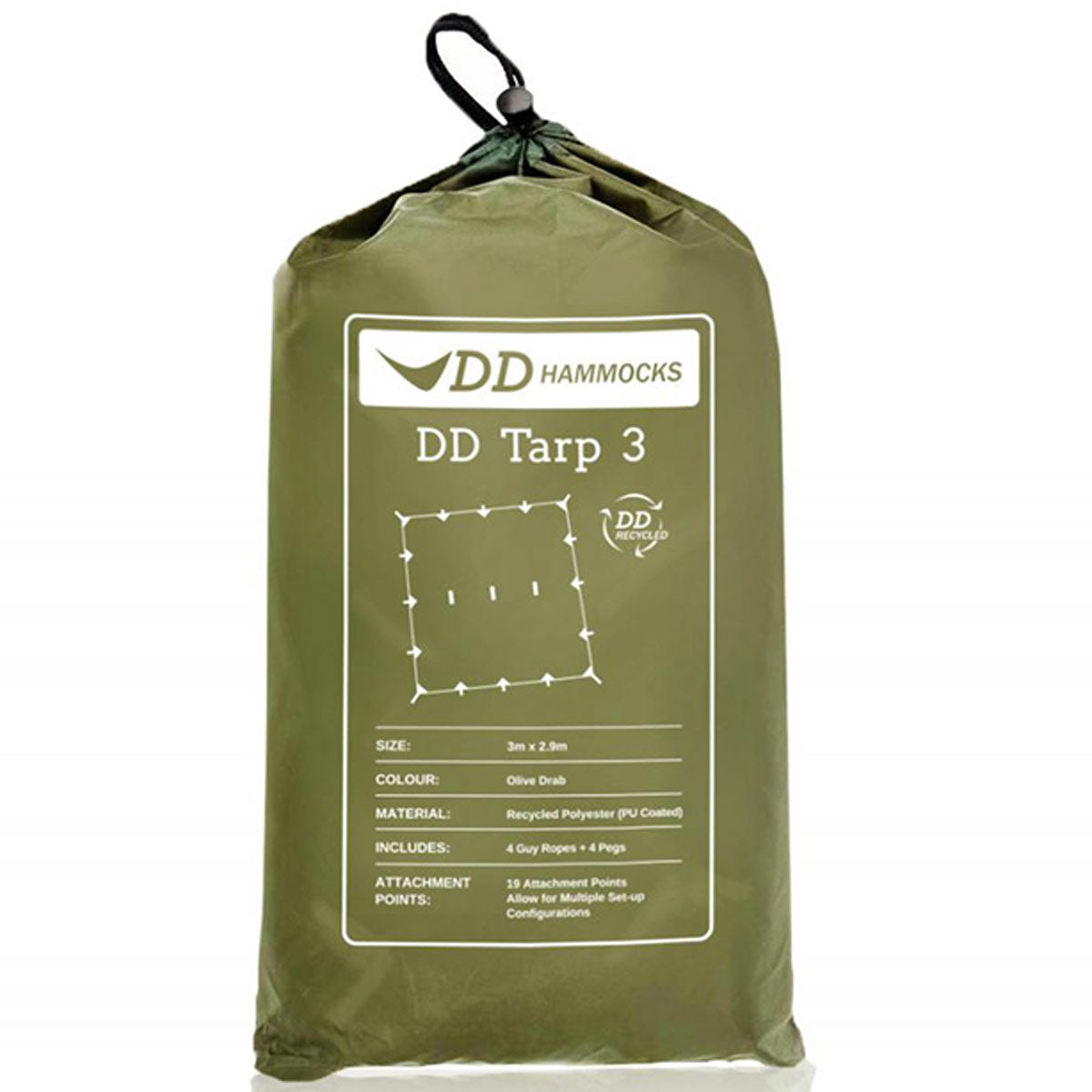 adjustment points dd hammocks recycled tarp 3 meter waterproof shelter camping