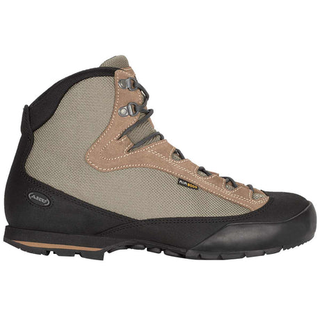 side view beige aku spider ii boots beige