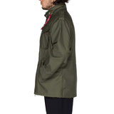 alpha industries m65 olive green jacket side view