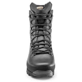 front view of altberg warrior black boots