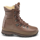 side view of altberg warrior brown boot