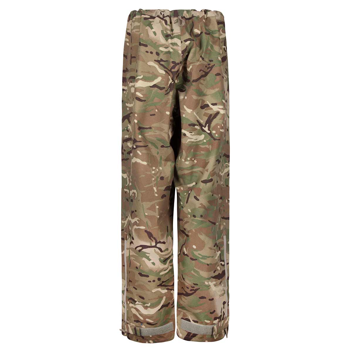 rear of army surplus mtp waterproof over trousers