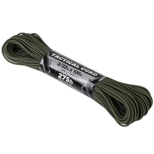 atwood 275 tactical cord 100ft olive drab