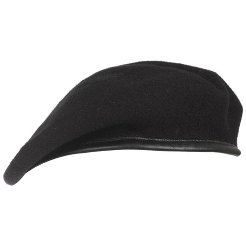 black military beret