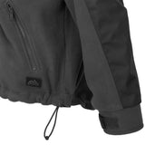 black velcro cuff classic fleece army jacket helikon full zip