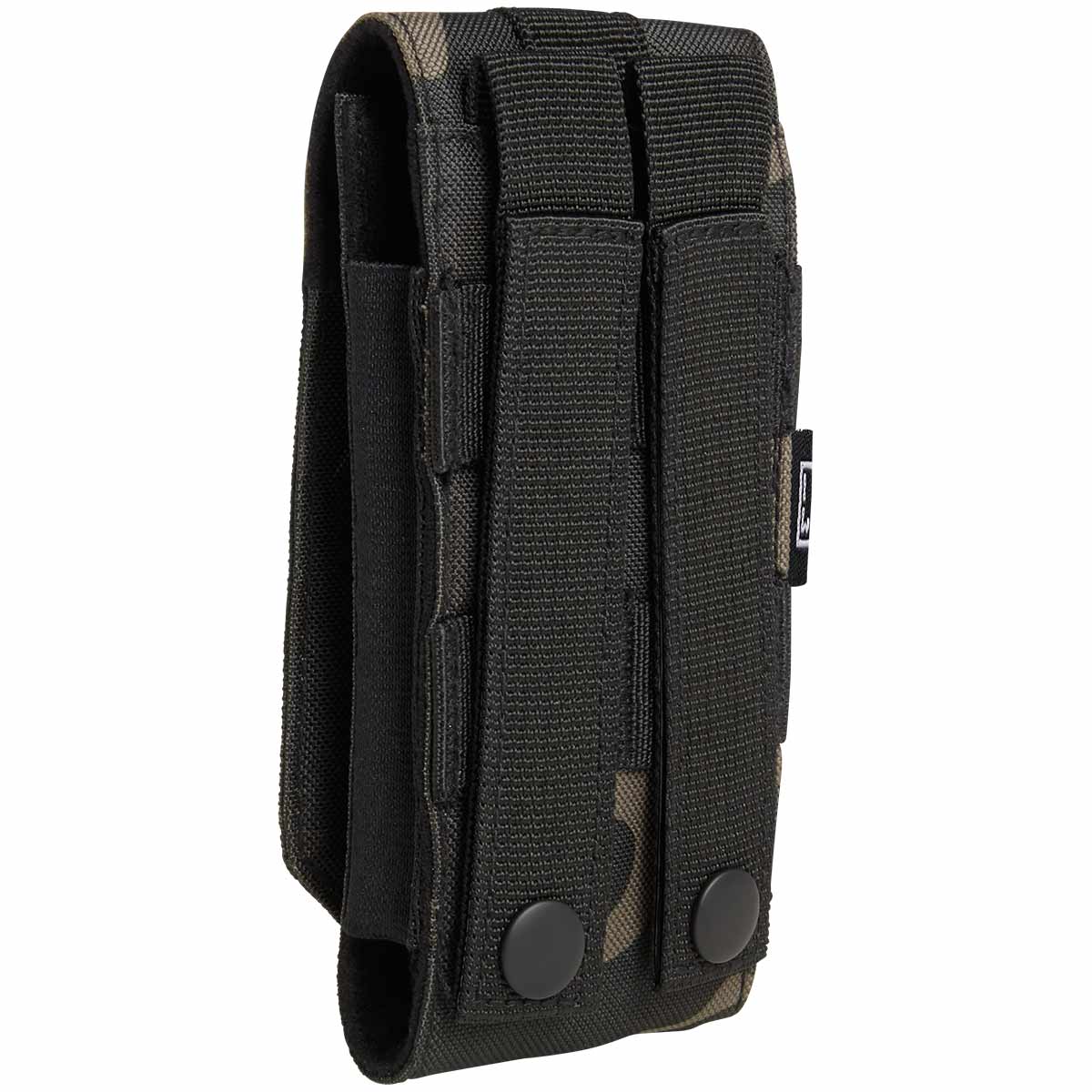 brandit molle phone pouch large dark camo rear
