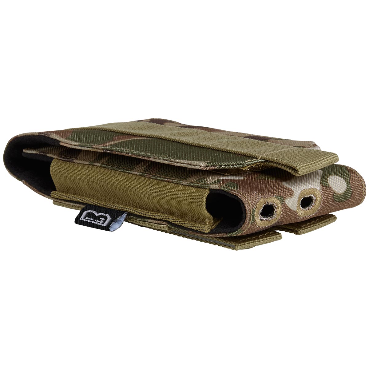 brandit molle phone pouch large tactical camo cable entry