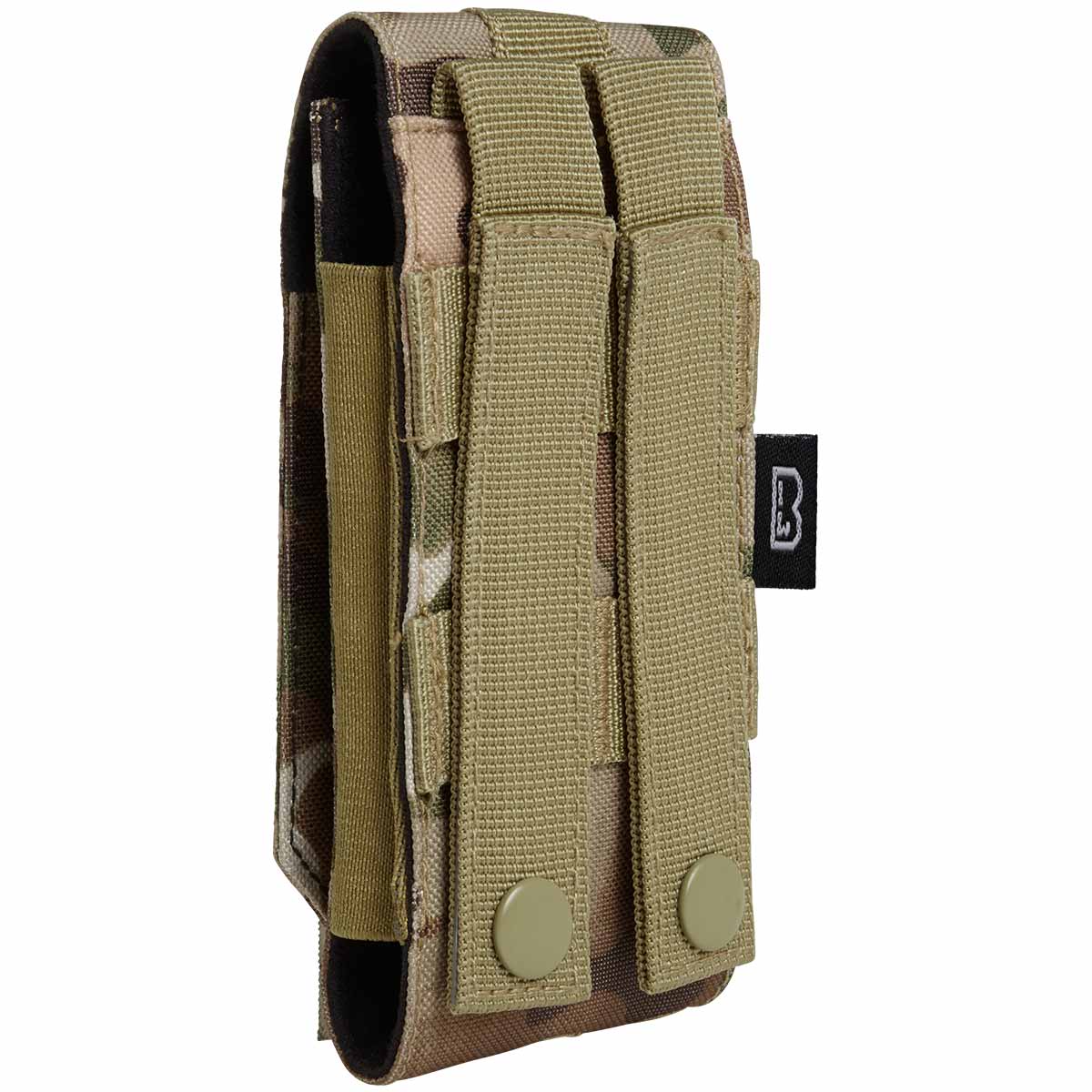brandit molle phone pouch large tactical camo rear