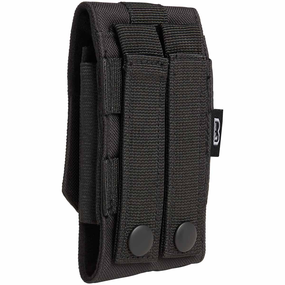 brandit molle phone pouch medium black rear