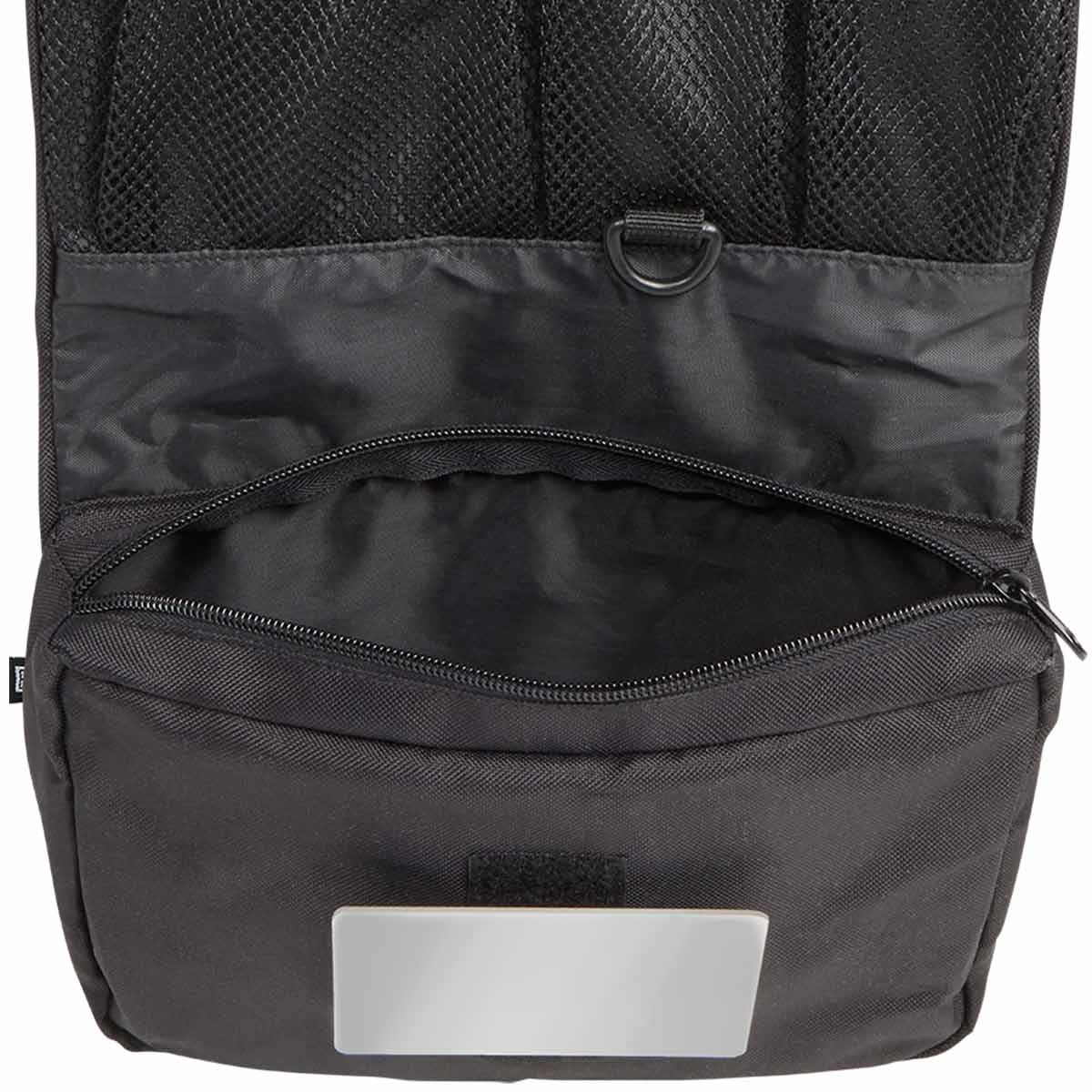 brandit toiletry bag large black main pouch with mirror