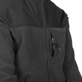 breast pocket black classic fleece helikon zipped