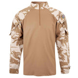 Front View of British Army Desert Camo UBACS Shirt