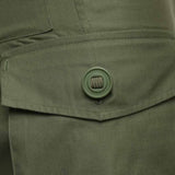 british army olive green trousers rear buttoned pocket