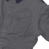 british blue grey raf used coverall chest pocket