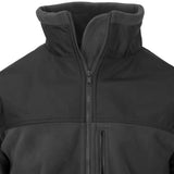 collar black medium weight helikon classic fleece army jacket