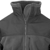 collar grey medium weight helikon classic fleece army jacket