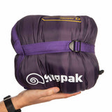 compression sack for snugpak sleeper lite sleeping bag purple
