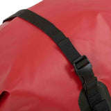 compression straps highlander troon waterproof drybag duffel red