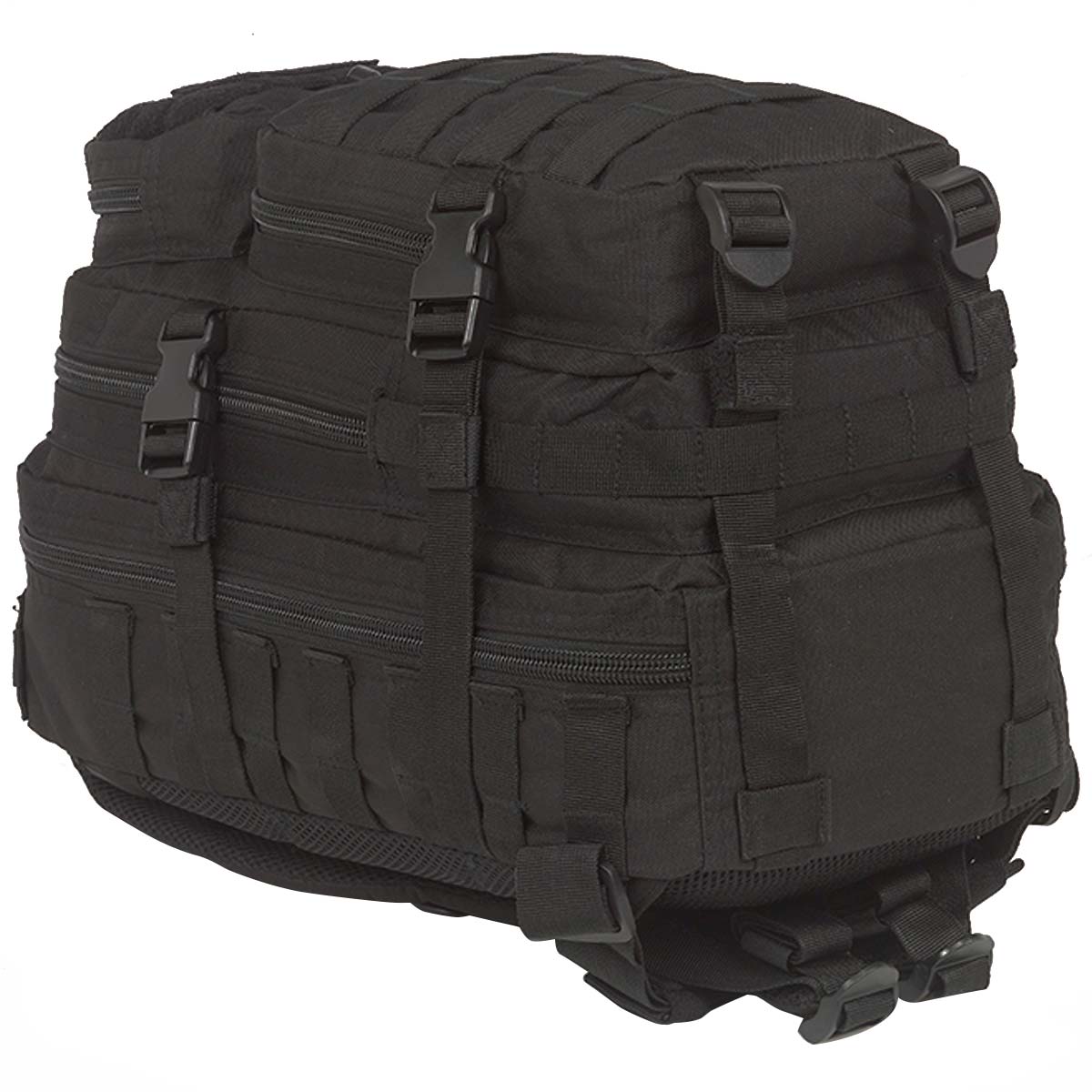 compression straps mil tec black-molle assault pack 20l