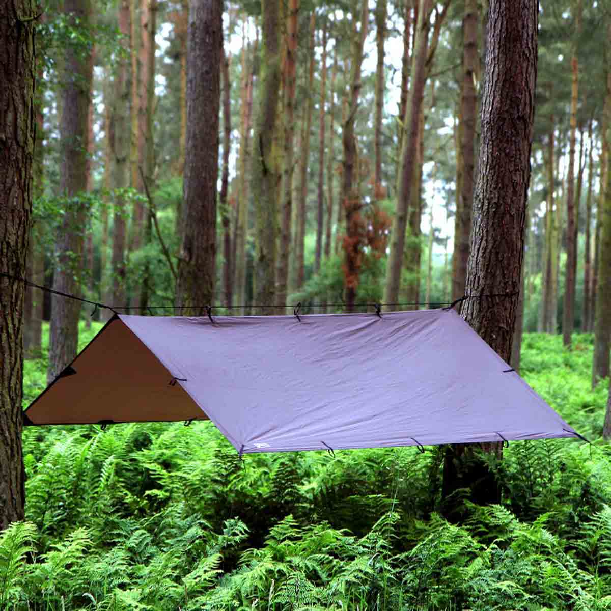 dd hammock 3x3 tarp coyote brown shelter