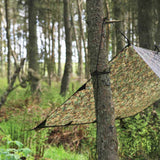 dd hammock 3x3 tarp multicam in trees