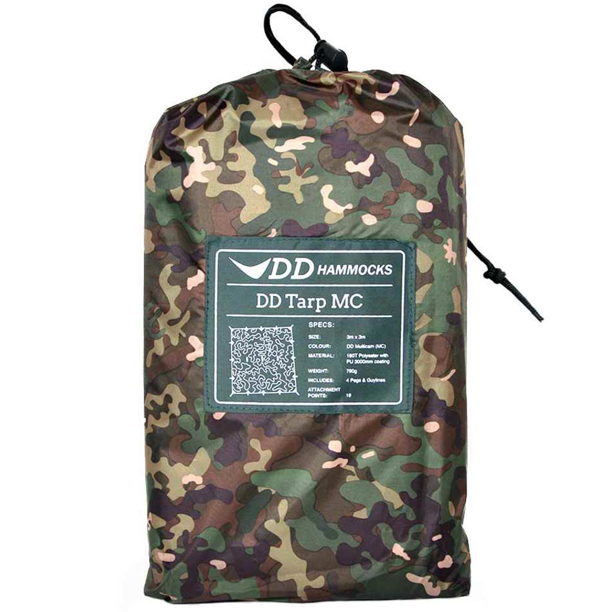 dd hammock 3x3 tarp multicam stuff sack