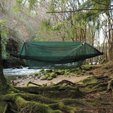 dd hammock mosquito net deployed outdoors