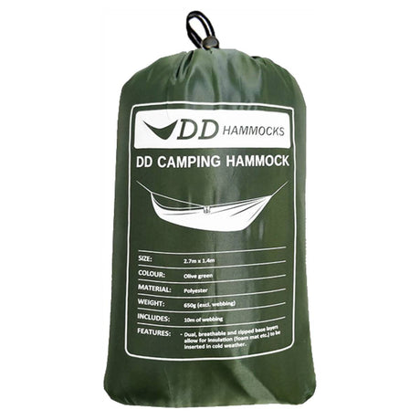 dd camping hammock olive green stuff sack