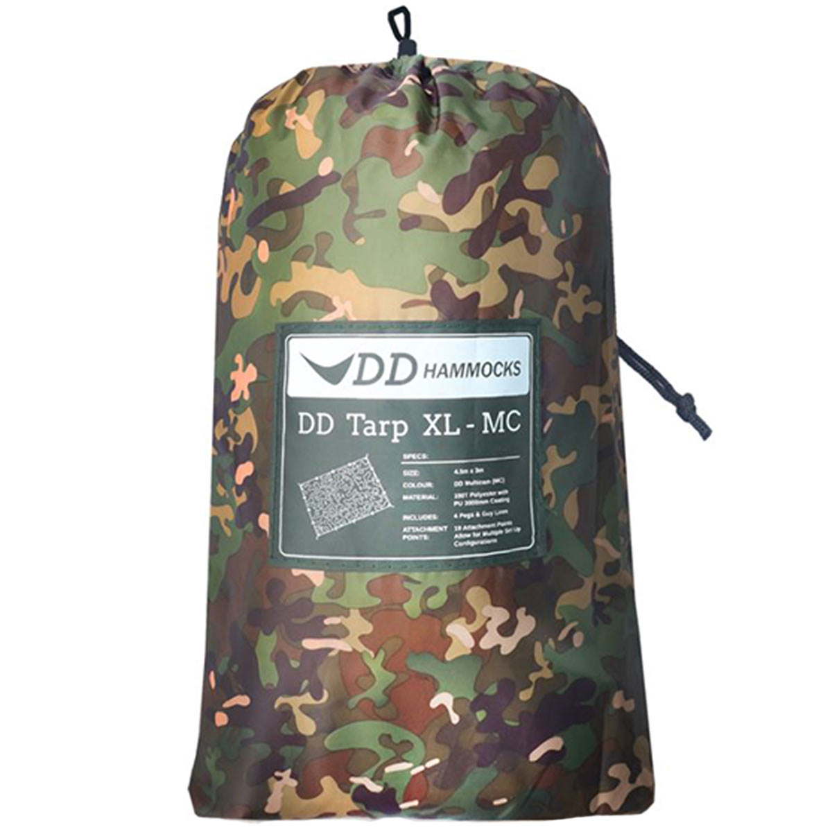 ddhammocks xl tarp multicam stuffsack