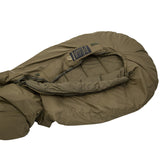 defence 1 top olive sleeping bag carinthia zip and baffle