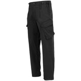 delta combat trouser side angle pocket black