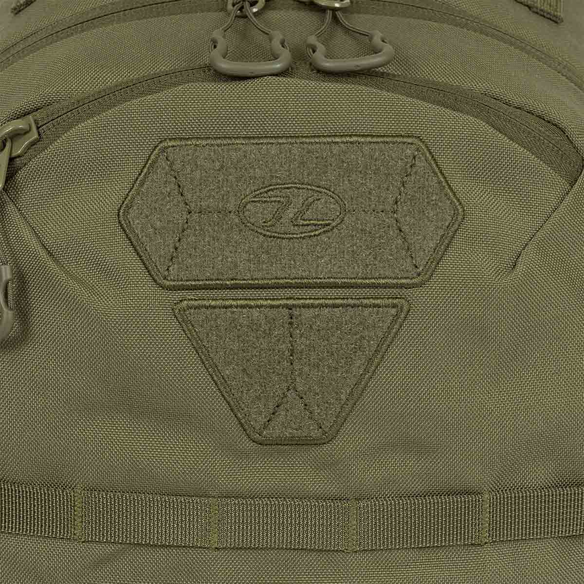 eagle 1 rucksack 20l highlander olive velcro patch