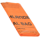 emergency survival bag highlander orange folded
