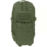 front of mil tec molle assault pack 20l olive green
