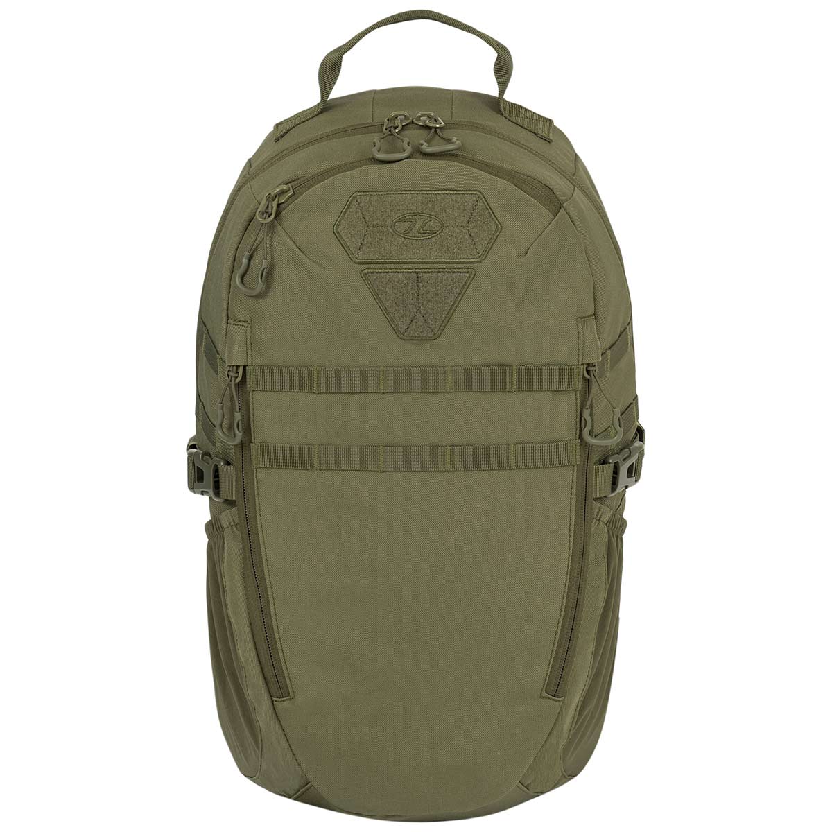 front view 20l eagle 1 backpack highlander olive green